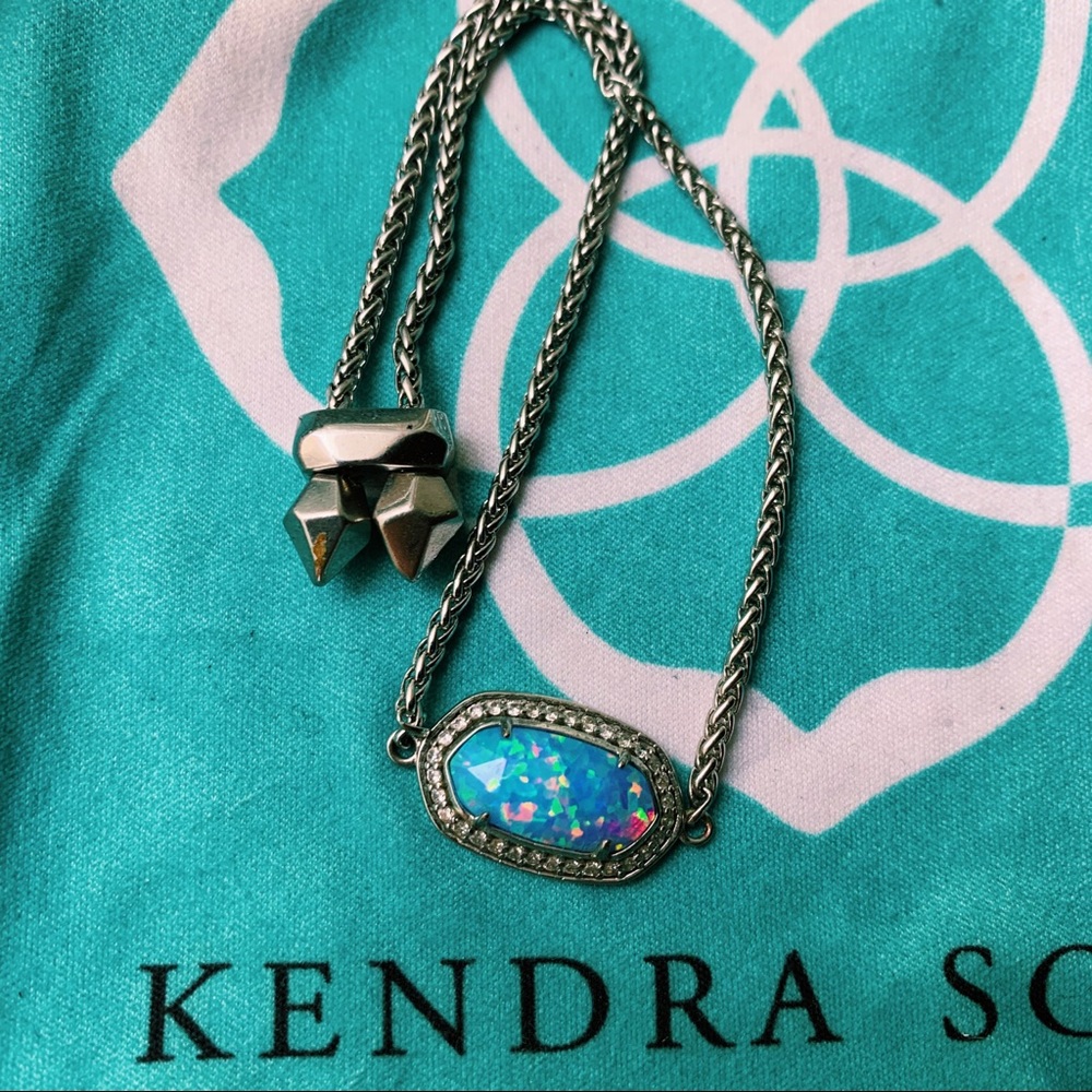 Kendra Scott blue Opal Eve bracelet